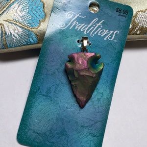 Natural Agate Arrowhead - jewelry making